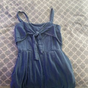 Abercrombie & Fitch women’s small denim jumpsuit.